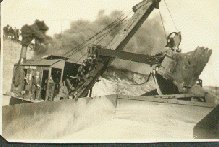 Steam Shovel West of Hannaford 1925