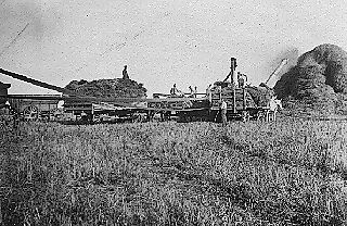 Threshing in 1923