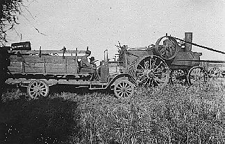 Threshing in 1923