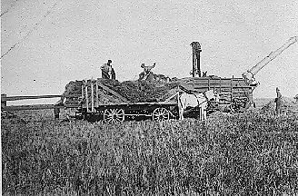 Threshing in 1923